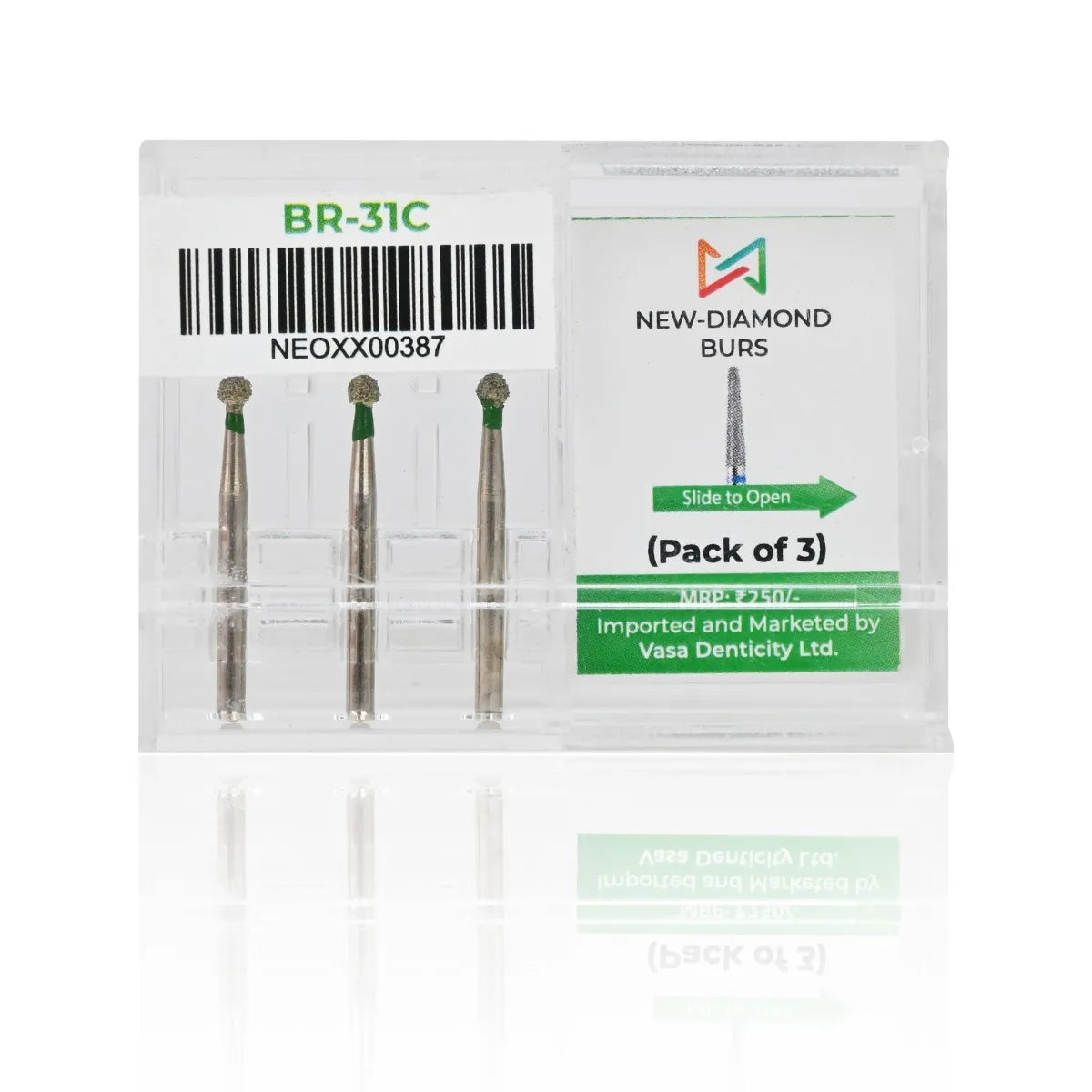 NewDiamond Ball Round Diamond Bur -BR (Pack Of 3)