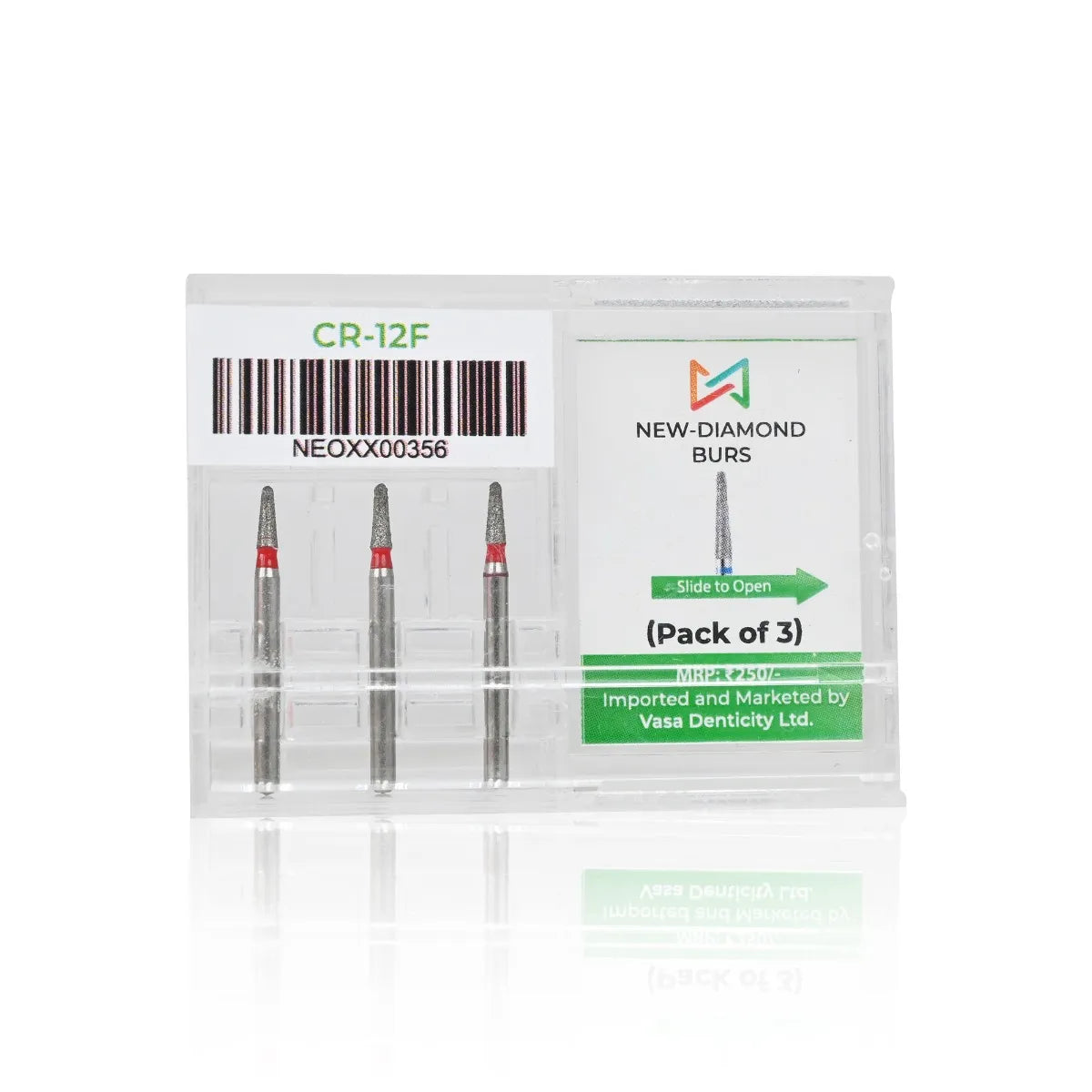 NewDiamond Crown Cutting Diamond Bur -CR (Pack Of 3)
