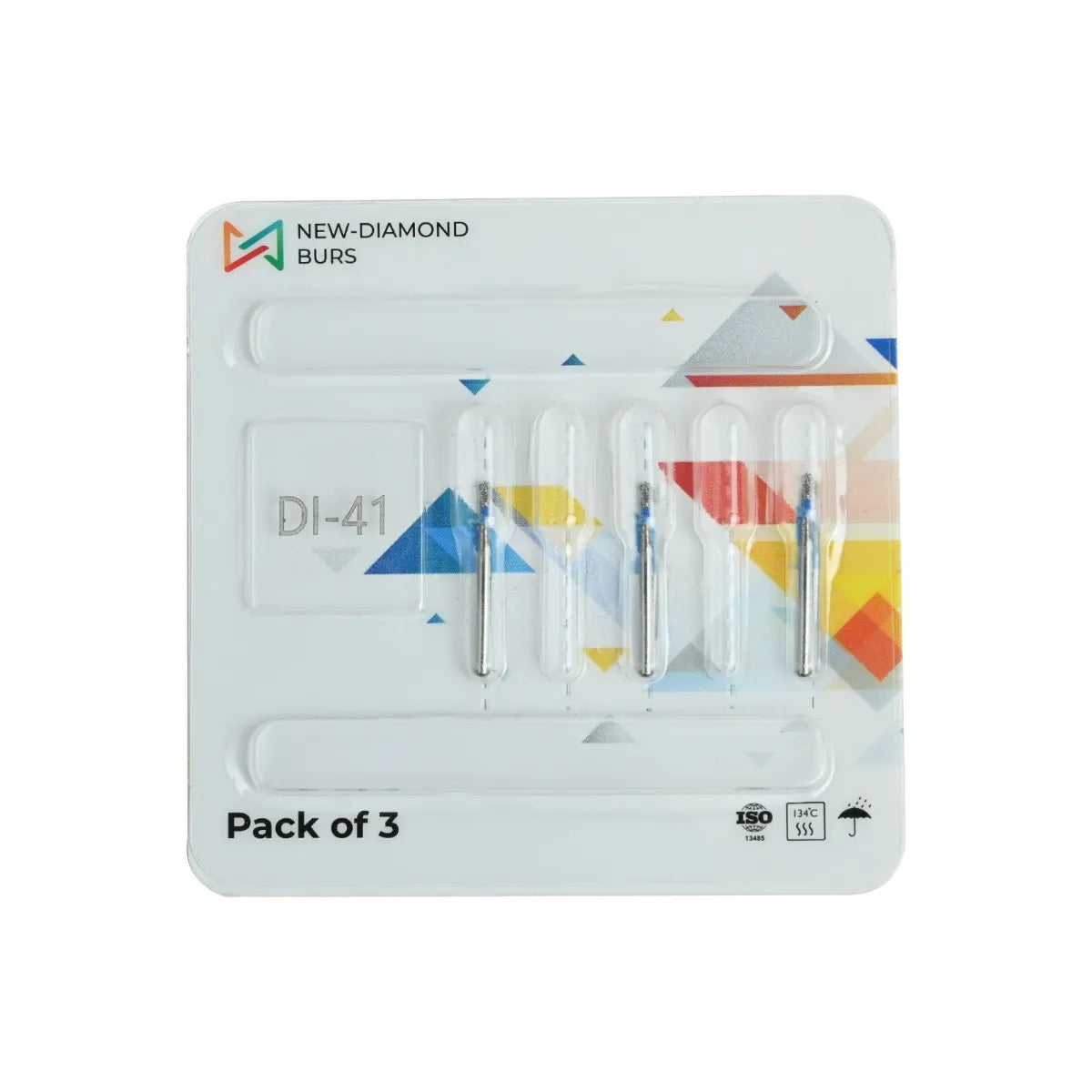 NewDiamond Double Inverted Diamond Bur -DI (Pack Of 3)