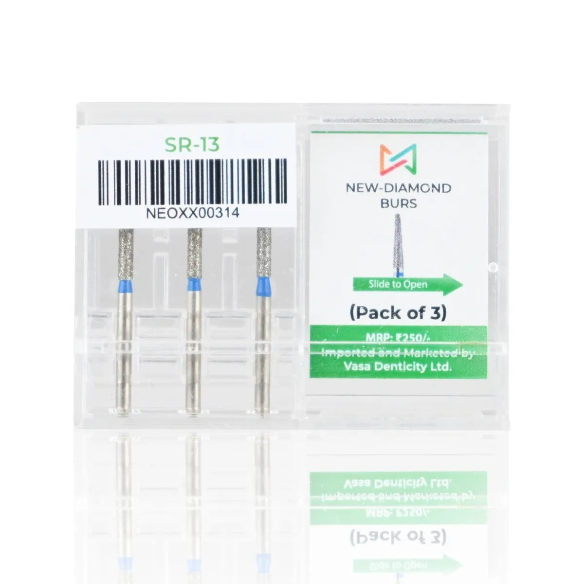 NewDiamond Straight Round Diamond Bur -SR (Pack Of 3)