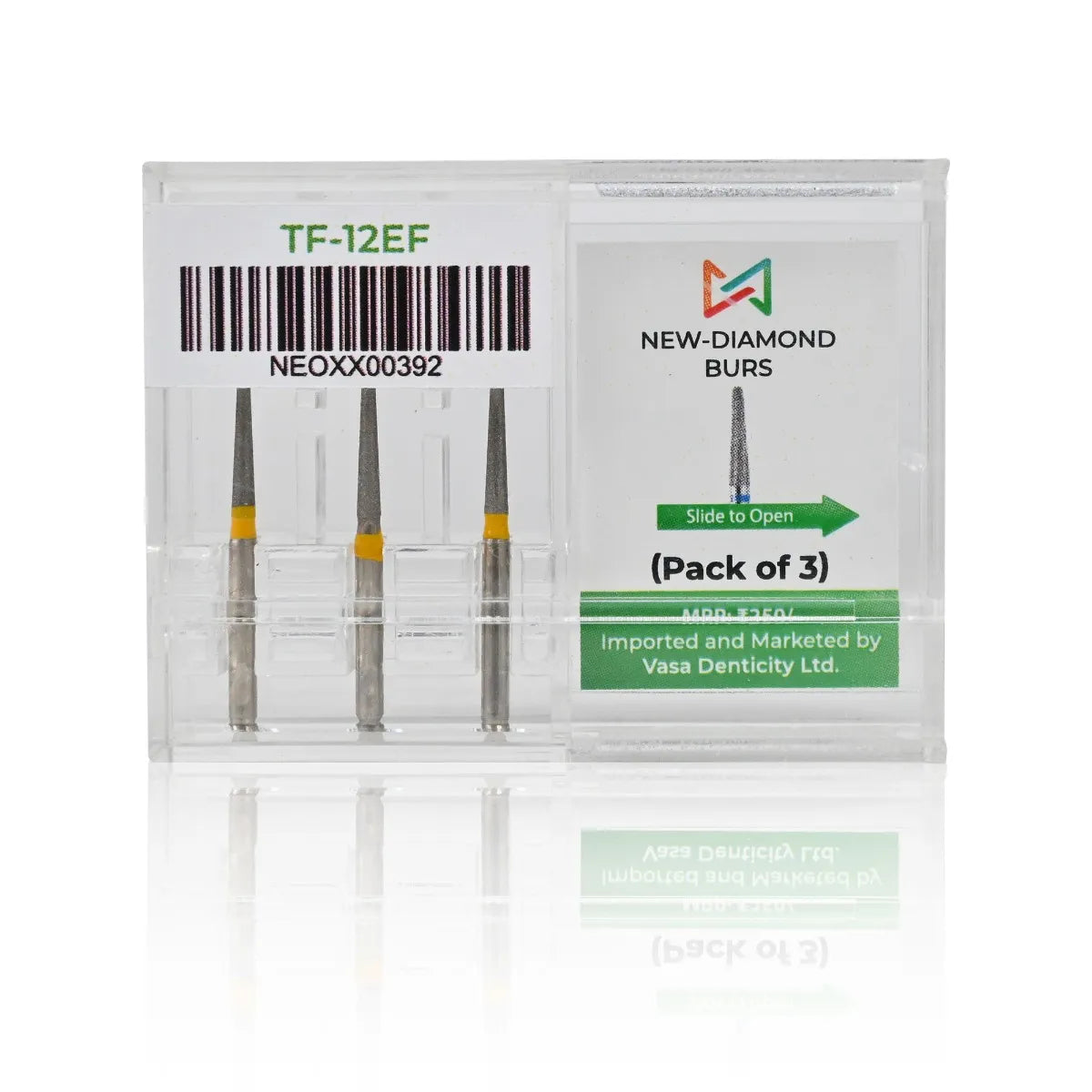 NewDiamond Taper Fissure Diamond Bur -TF ( Pack Of 3)