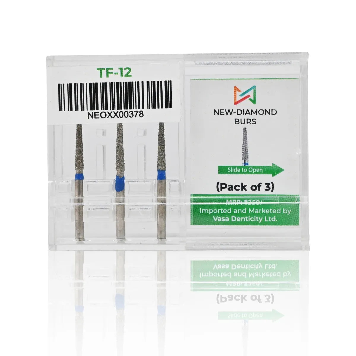NewDiamond Taper Fissure Diamond Bur -TF ( Pack Of 3)