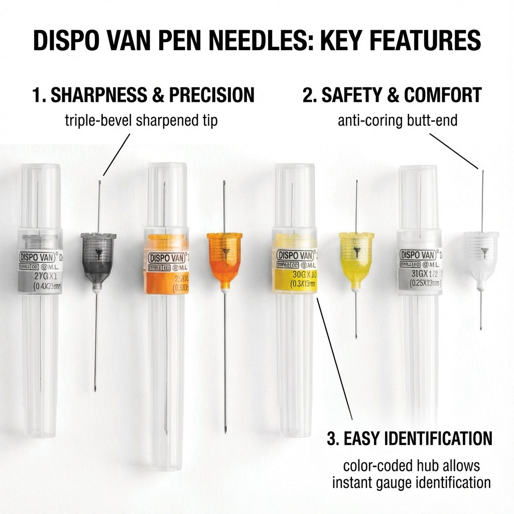 HMD Dispo Van Dental Needles (Pack Of 50)