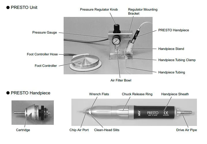 Nsk Presto PR-HP Handpiece