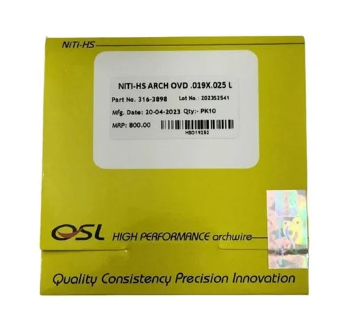 OSL Heat Activated NiTi Ovoid Form Archwires Rectangular