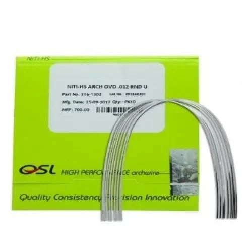 OSL Heat Activated NiTi Ovoid Form Archwires Round