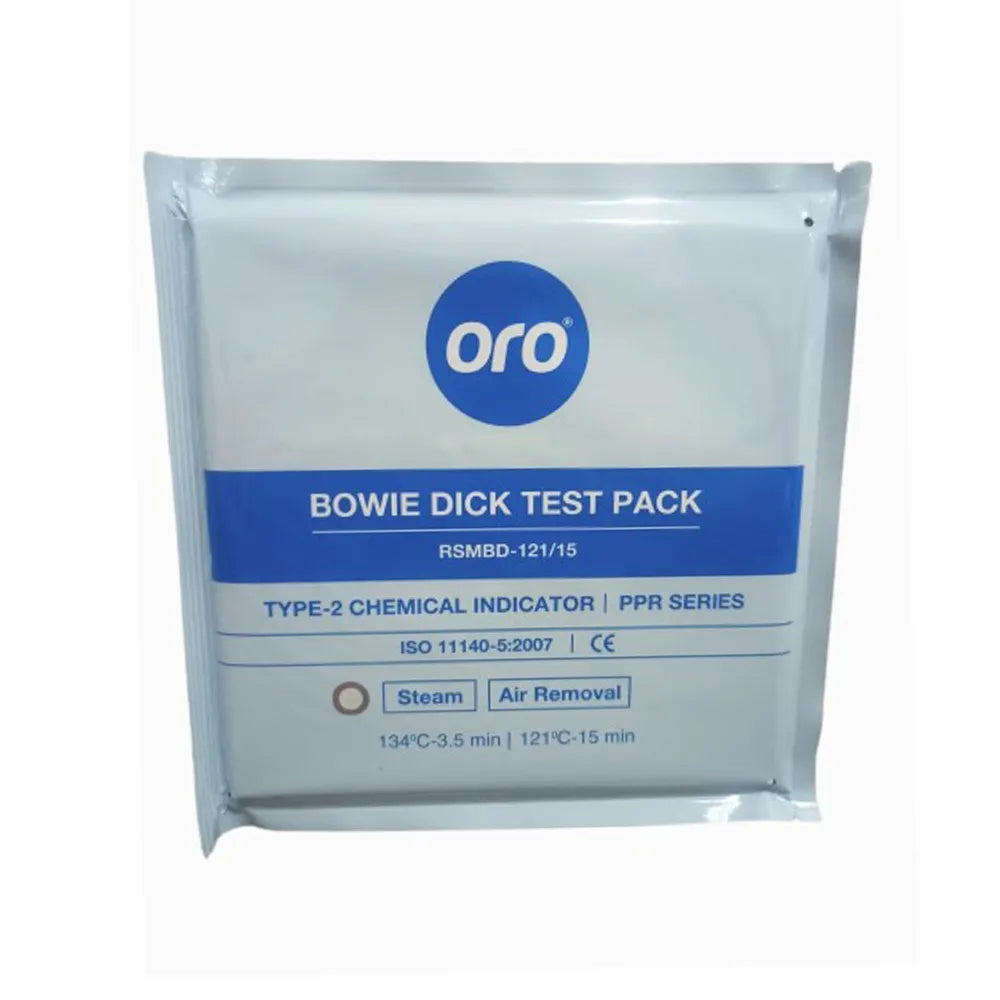 Oro Bowie Dick Test Packs and Sheets