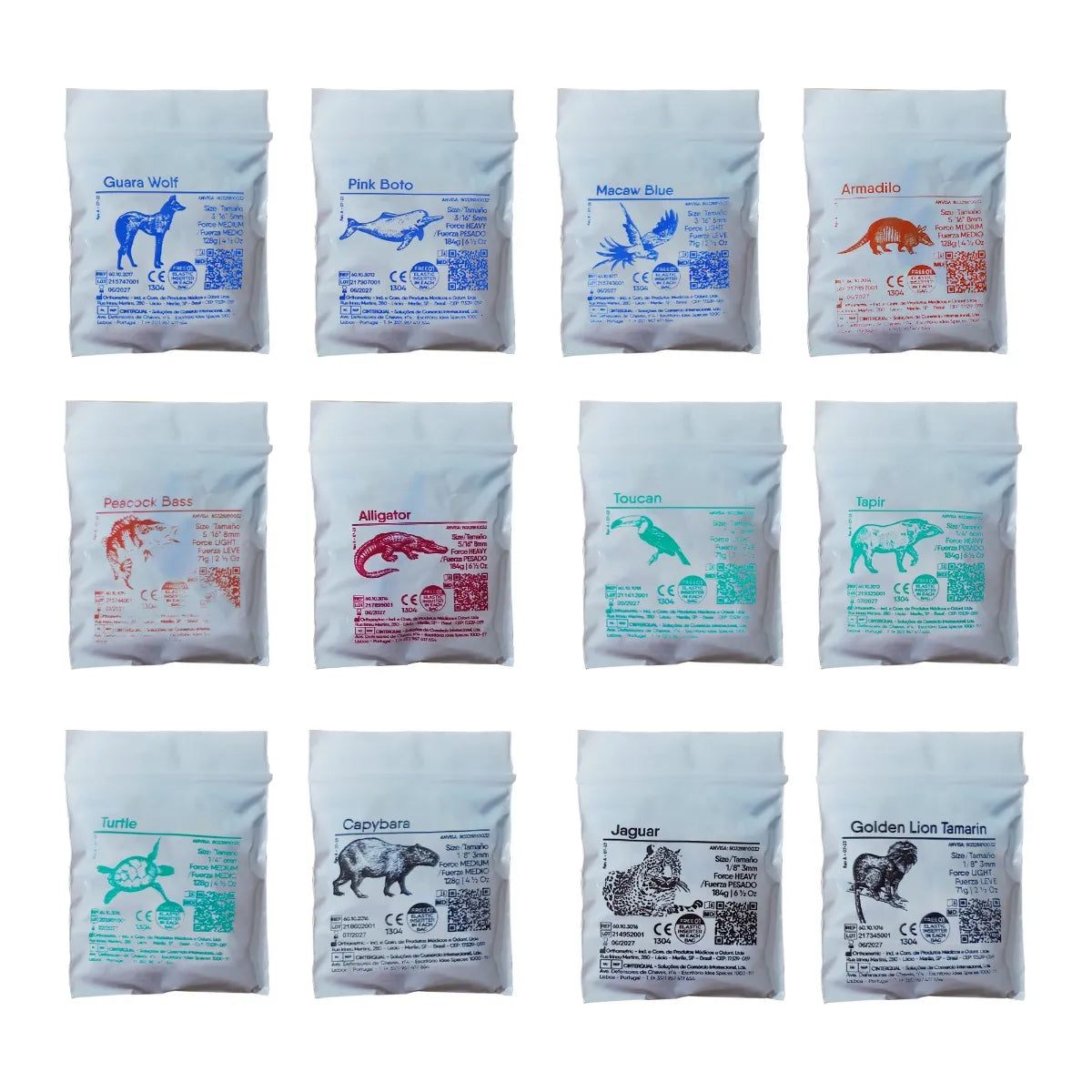 OrthoMetric Elastomerics Intraoral Latex Elastic (Pack of 100) I One Free Elastic Inserter