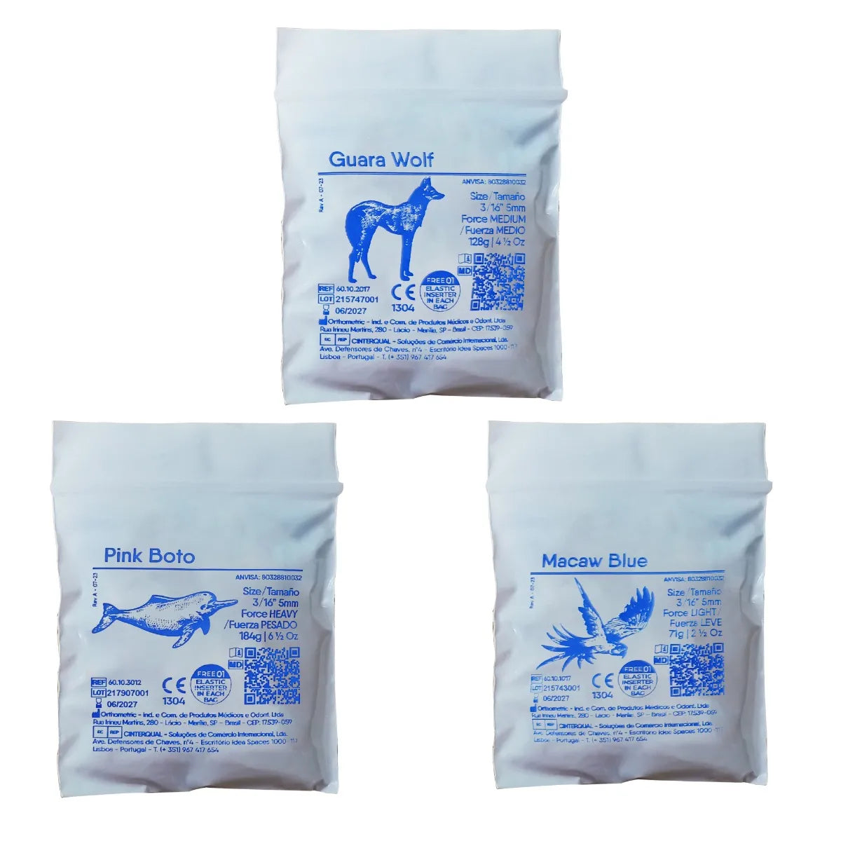 OrthoMetric Elastomerics Intraoral Latex Elastic (Pack of 100) I One Free Elastic Inserter