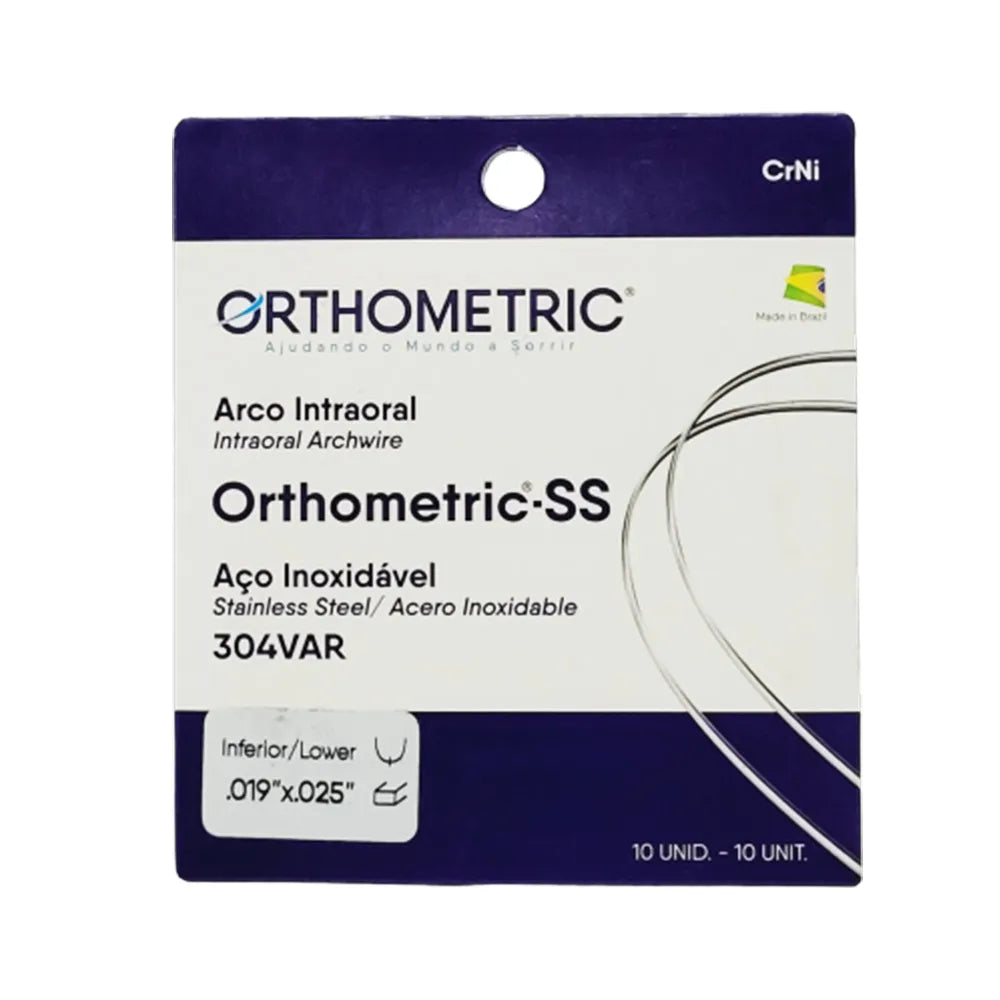 OrthoMetric SS Archwire - Rectangular (10/Pk)