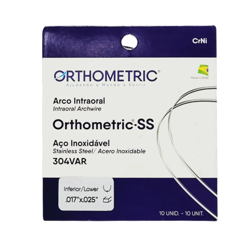 OrthoMetric SS Archwire - Rectangular (10/Pk)