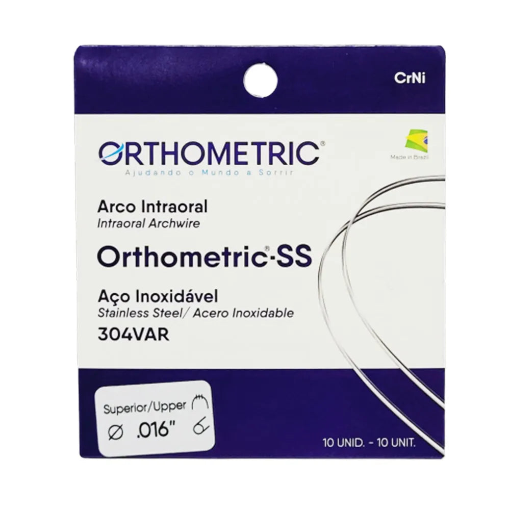 OrthoMetric SS Archwire - Round (10/Pk)