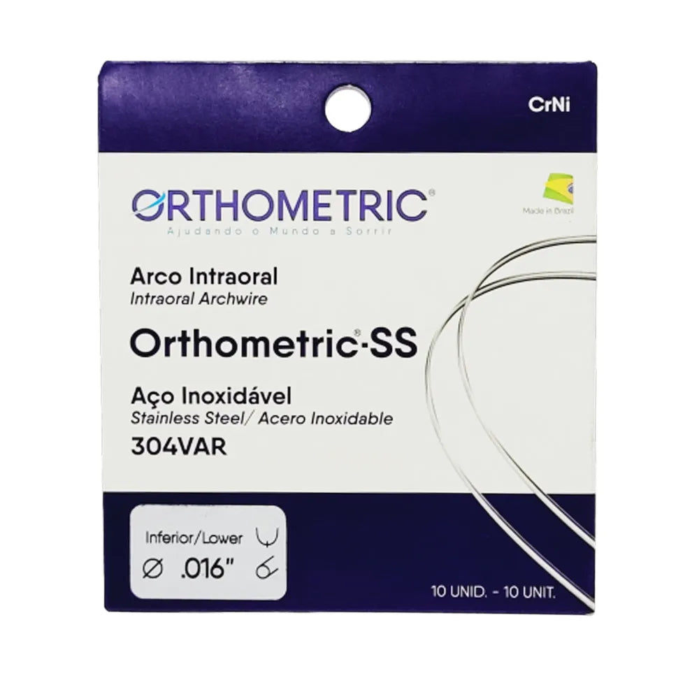 OrthoMetric SS Archwire - Round (10/Pk)