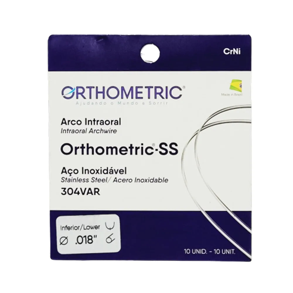 OrthoMetric SS Archwire - Round (10/Pk)