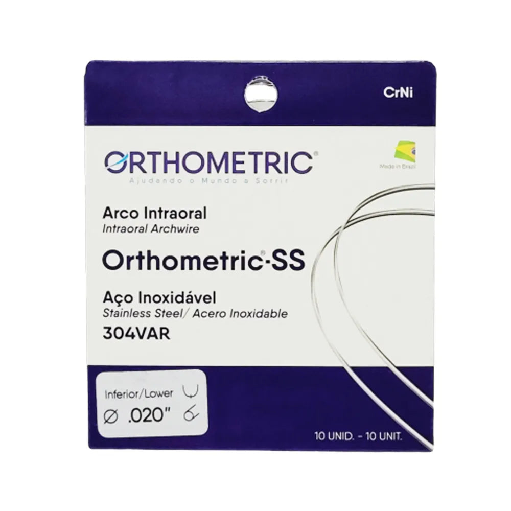OrthoMetric SS Archwire - Round (10/Pk)