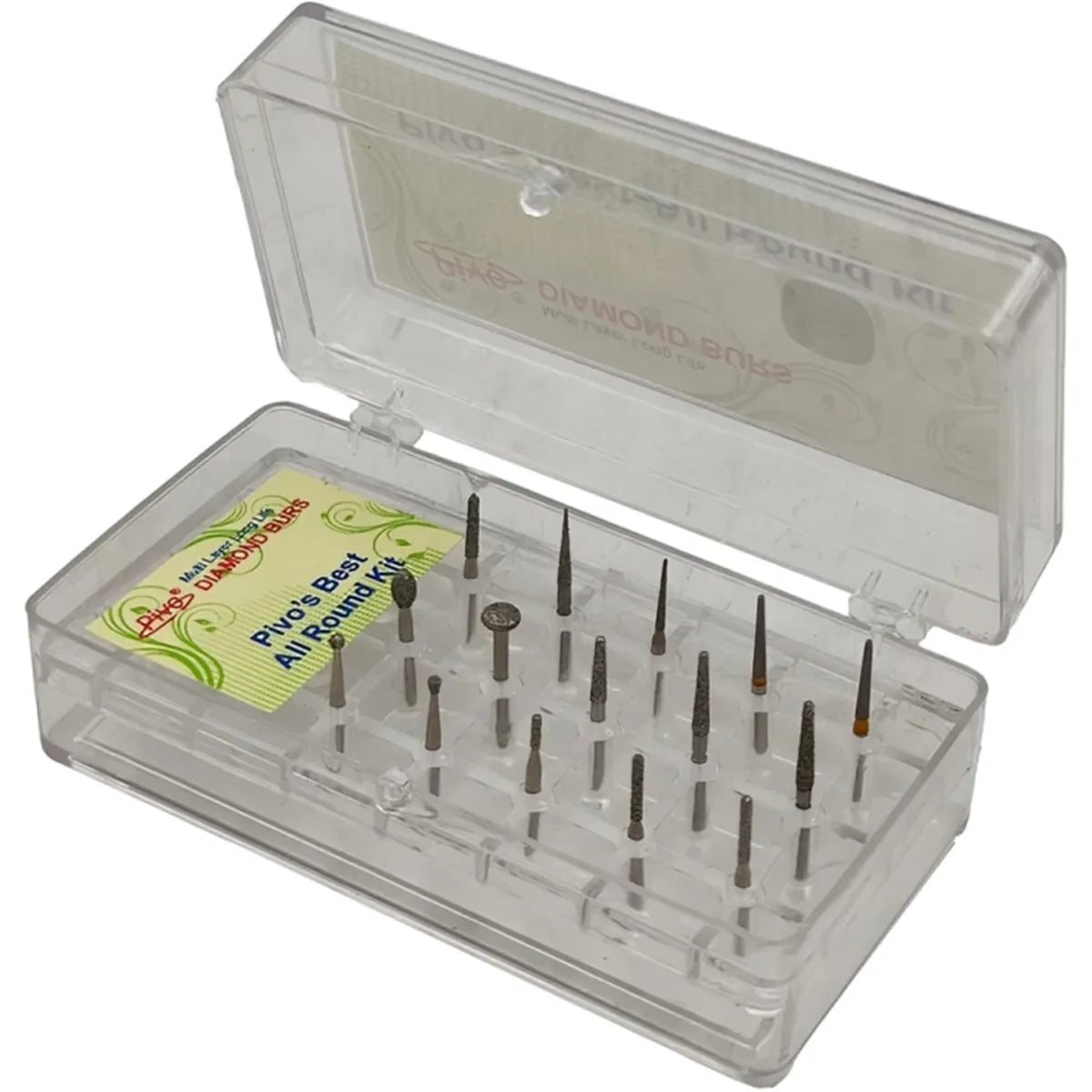 Pivo Best All - Round Airotor Burs Kit (Set Of 15)