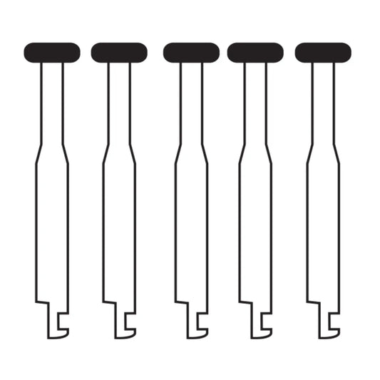 Pivo Wheel Round CA Diamond Burs - WR-13 (Pack Of 5)