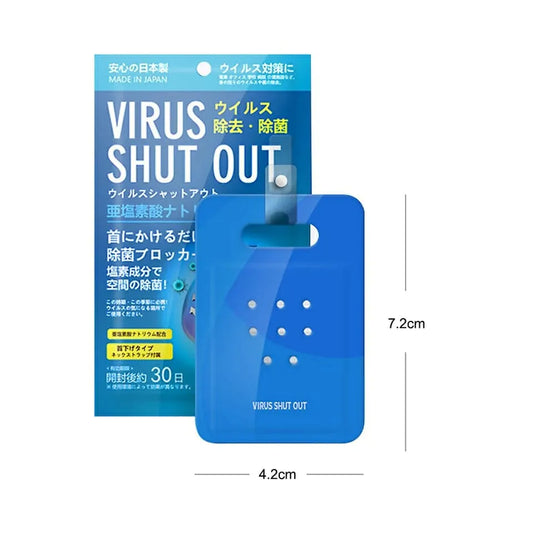 Portable Air Sterilization Card (Made In Japan) Pack Of 5