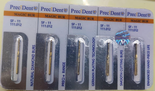 Prec Dent Magic Bur Dental Diamond Burs, SF-11 111.012