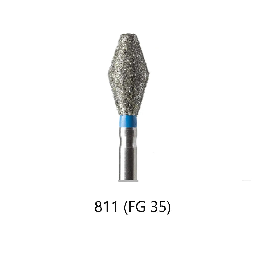 Prima Dental Barrel Bur FG Diamond (Pack Of 5 Burs)