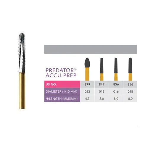 Prima Dental Predator Accu-Prep FG Bur