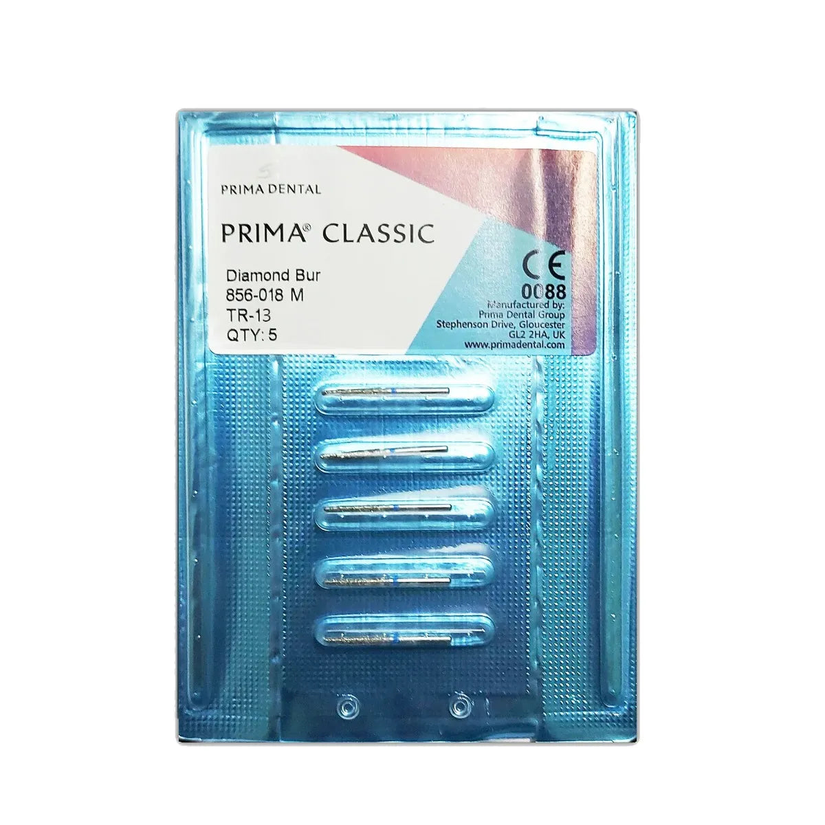 Prima Dental Tapered Round Diamond Bur TR Series (Regular)