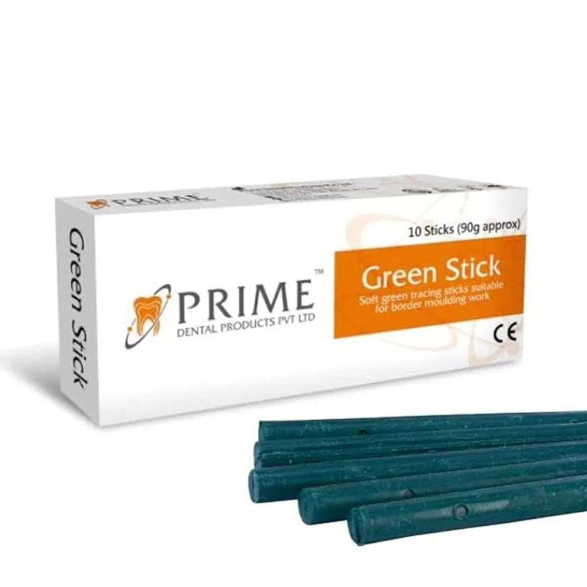 Prime Dental Green Stick (Pack Of 10)