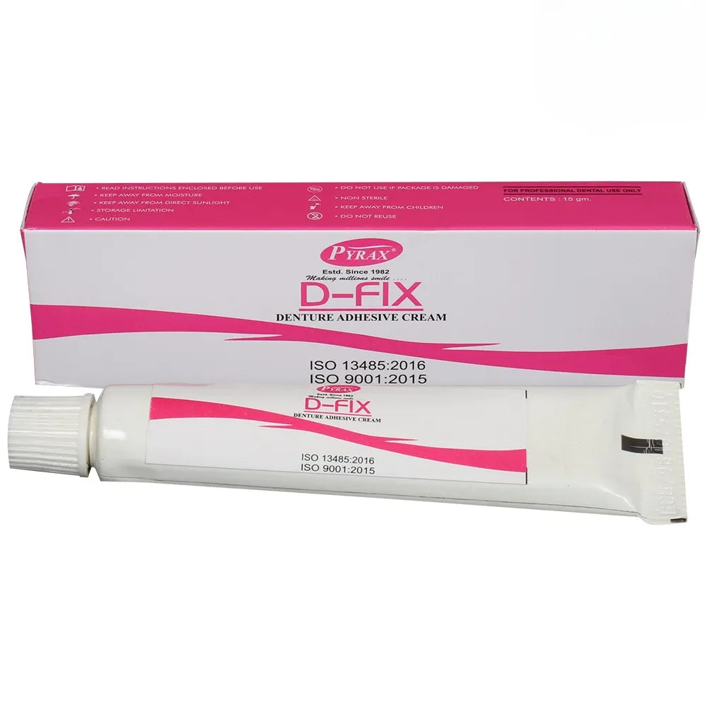 Pyrax D-Fix Denture Adhesive Cream