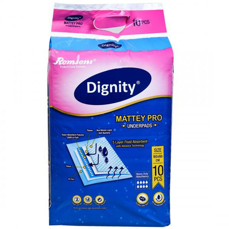 Romsons Dignity Mattey Pro Underpad 60 x 90 GS-8418 Pack of 10