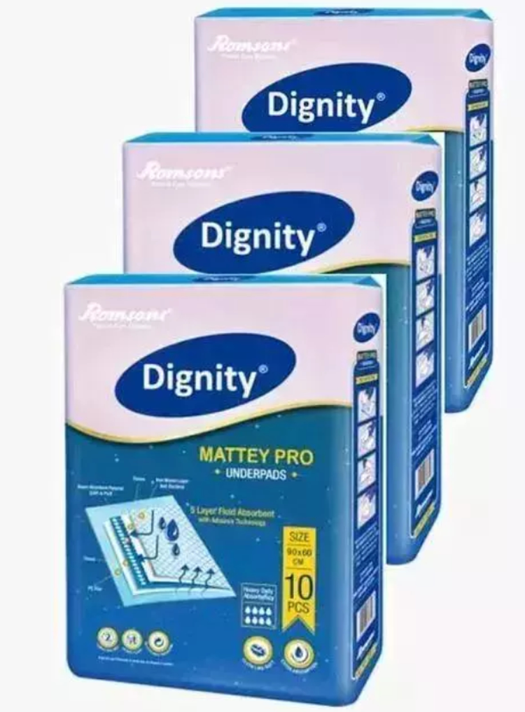 Romsons Dignity Mattey Pro Underpad 60 x 90 GS-8418 Pack of 10