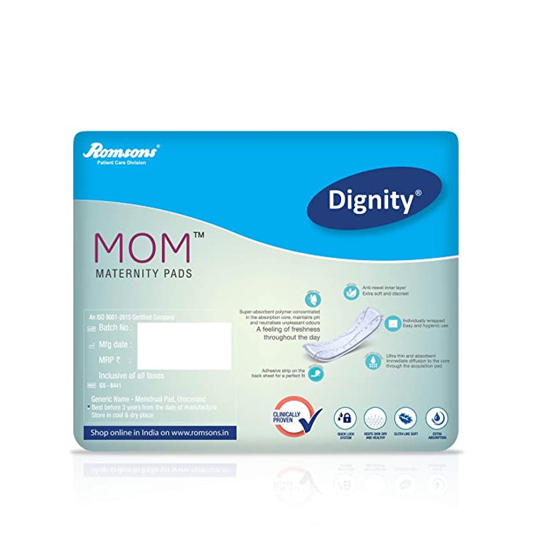 Romsons Dignity Mom Maternity Maternity Pad - Medium Pack of 5