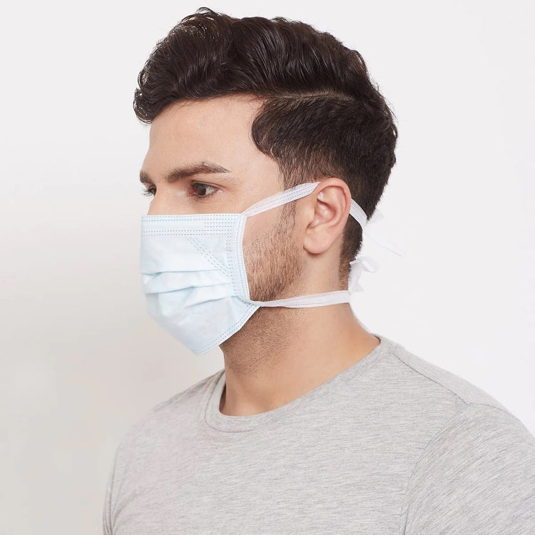 Romsons Guard Well 3Ply Surgical Tie On Face Mask - Pack of 50 (GS-6100)