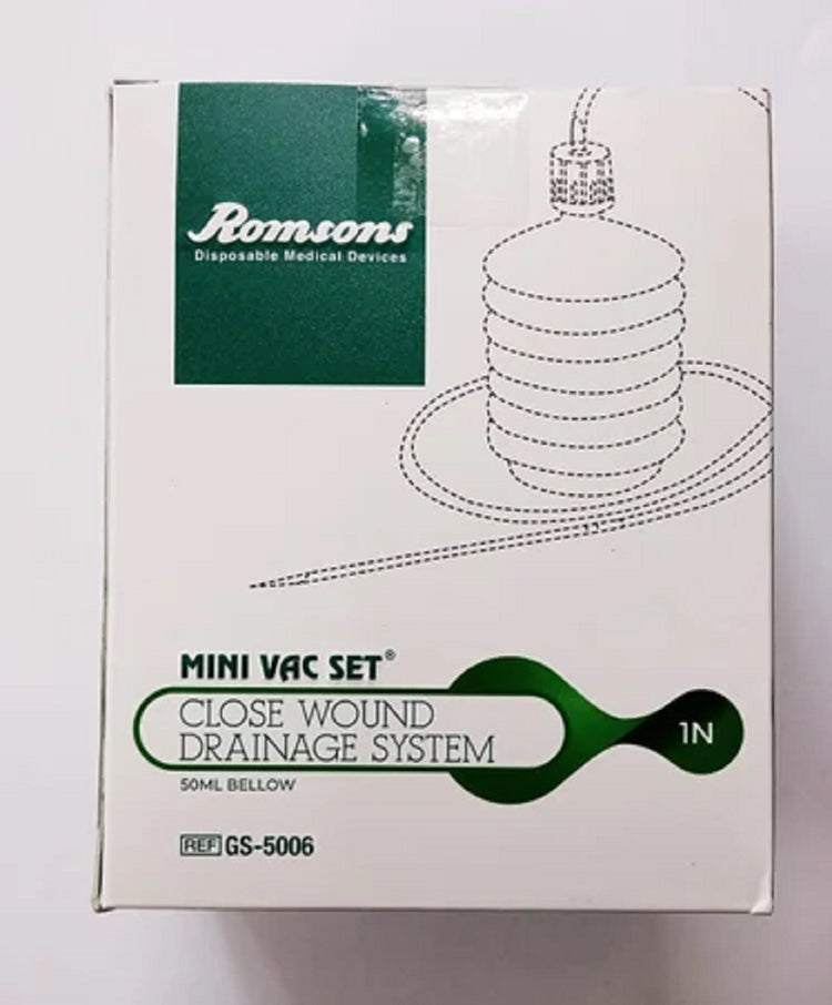 Romsons Mini Vac Closed Wound Suction Set - 8FG (GS-5006)