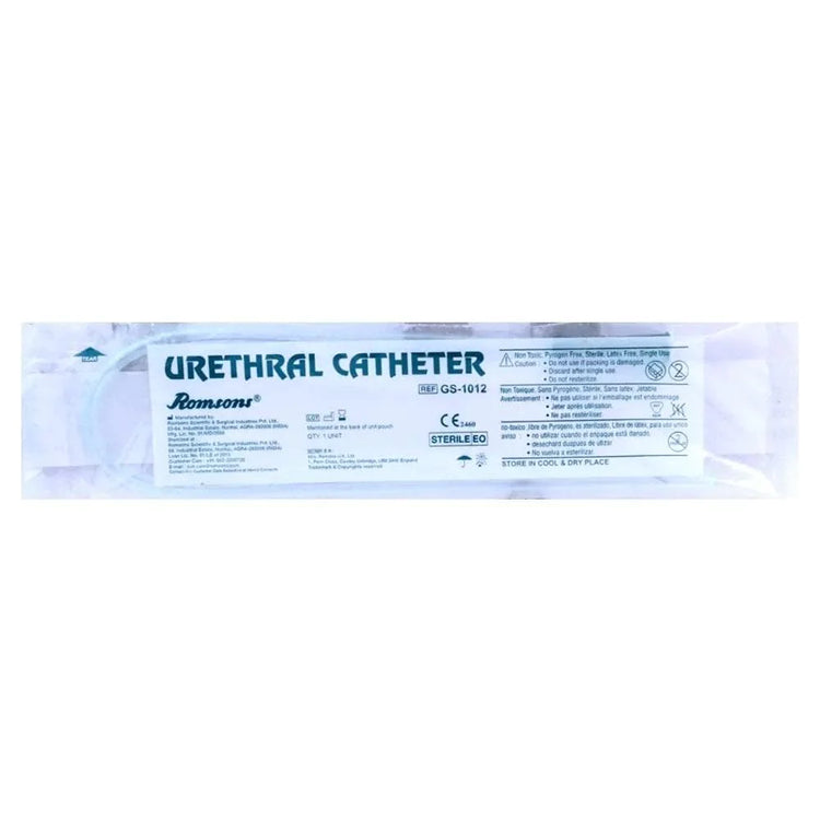 Romsons R-90 Urinary Catheter - 14FG Pack of 50 (GS-1012)