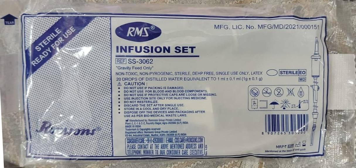 Romsons RMS Infusion Set