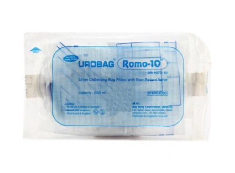 Romsons Romo-10 Urine Collection Bag - 100cm Pack of 25 (DB-1070)