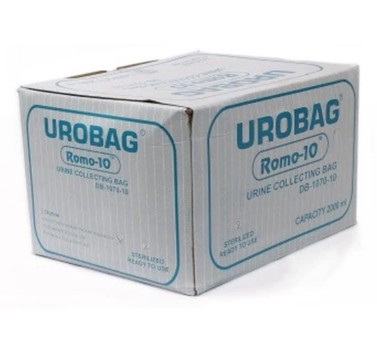 Romsons Romo-10 Urine Collection Bag - 100cm Pack of 25 (DB-1070)