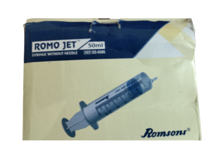 Buy Romsons Romo Jet 50ml Syringe without Needle - Pack of 25 (SS-6086 ...