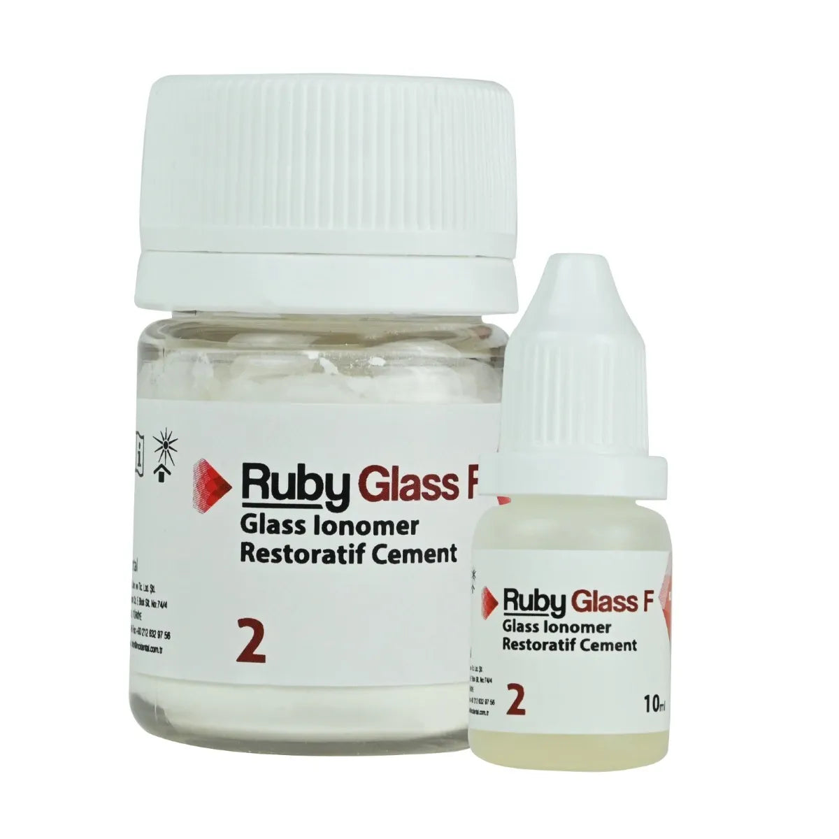 Rubydent RubyGlass F Glass Ionomer Restorative Cement