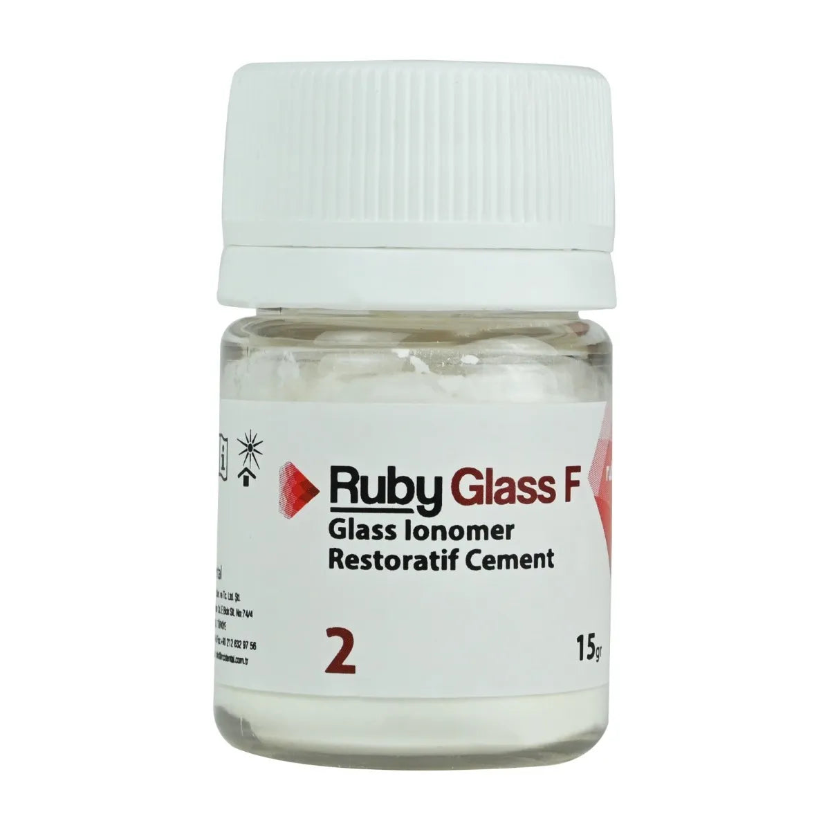 Rubydent RubyGlass F Glass Ionomer Restorative Cement