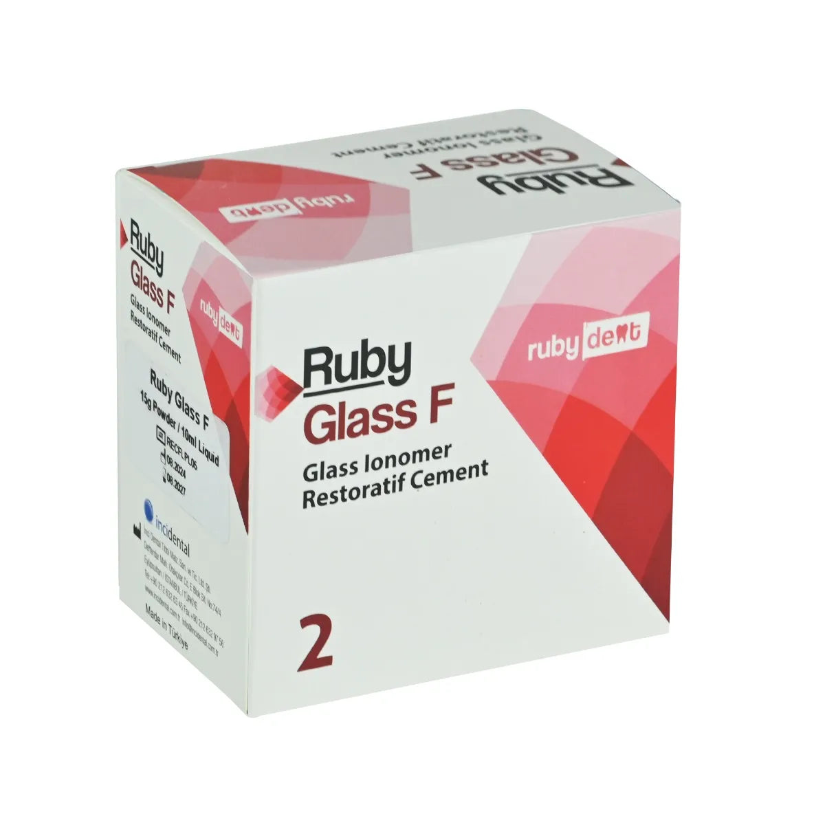 Rubydent RubyGlass F Glass Ionomer Restorative Cement