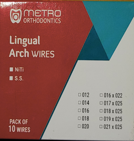 Metro Orthodontics Tapered Round Lingual NiTi Archwires - 0.016 Upper