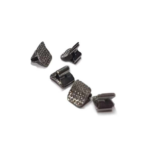 Metro Orthodontics Begg Series Light-wire Bondable Flat Metal Conventional Brackets