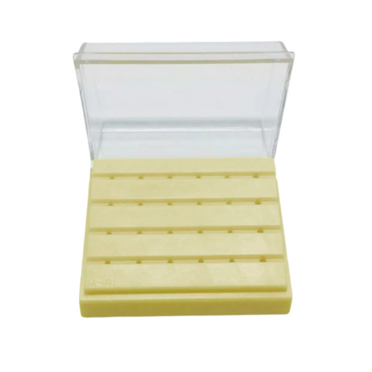 Denmax Plastic Dental Bur Holder - 24 Holes Square