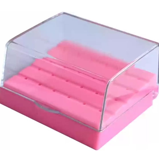 Denmax Plastic Dental Bur Holder - 24 Holes Square