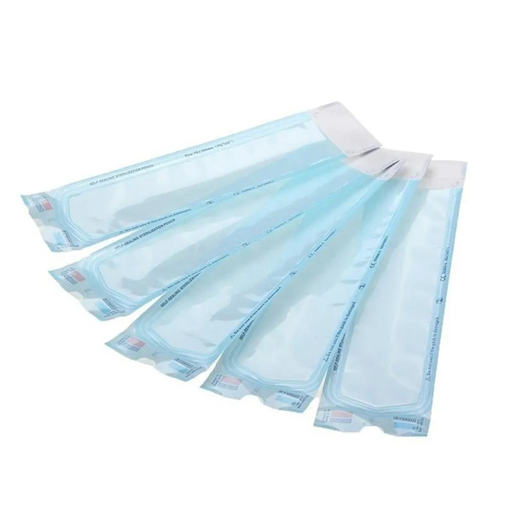 Self Sealing Sterilization Pouches 3.5" X 10" (90 x 260mm) - Pack Of 200