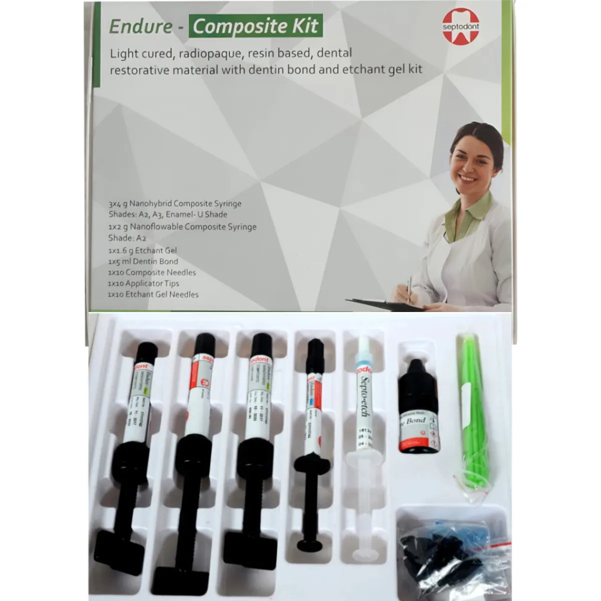 Septodont Endure Nano Hybrid Composite Kit
