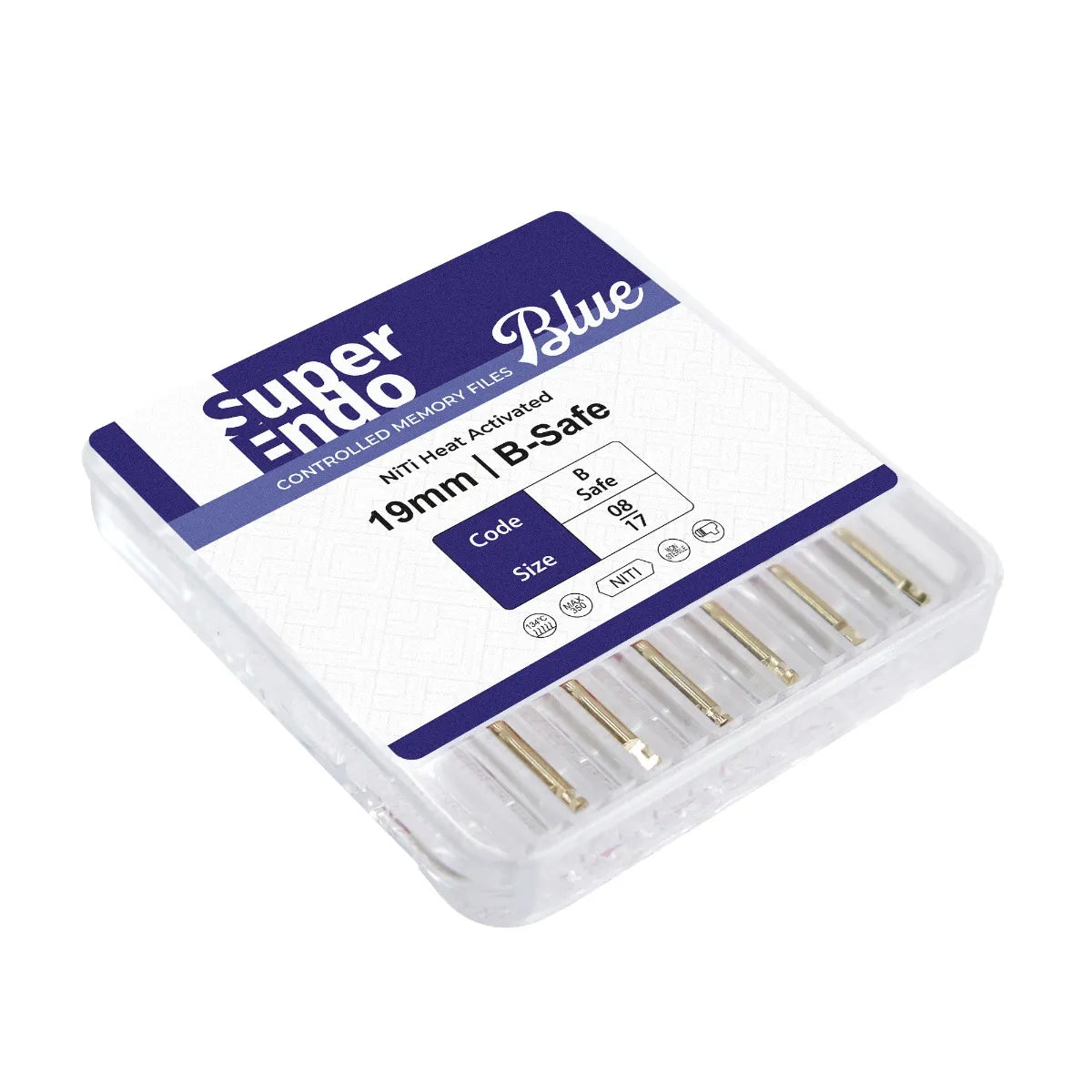 SuperEndo Blue Files 21mm (Pack of 6)