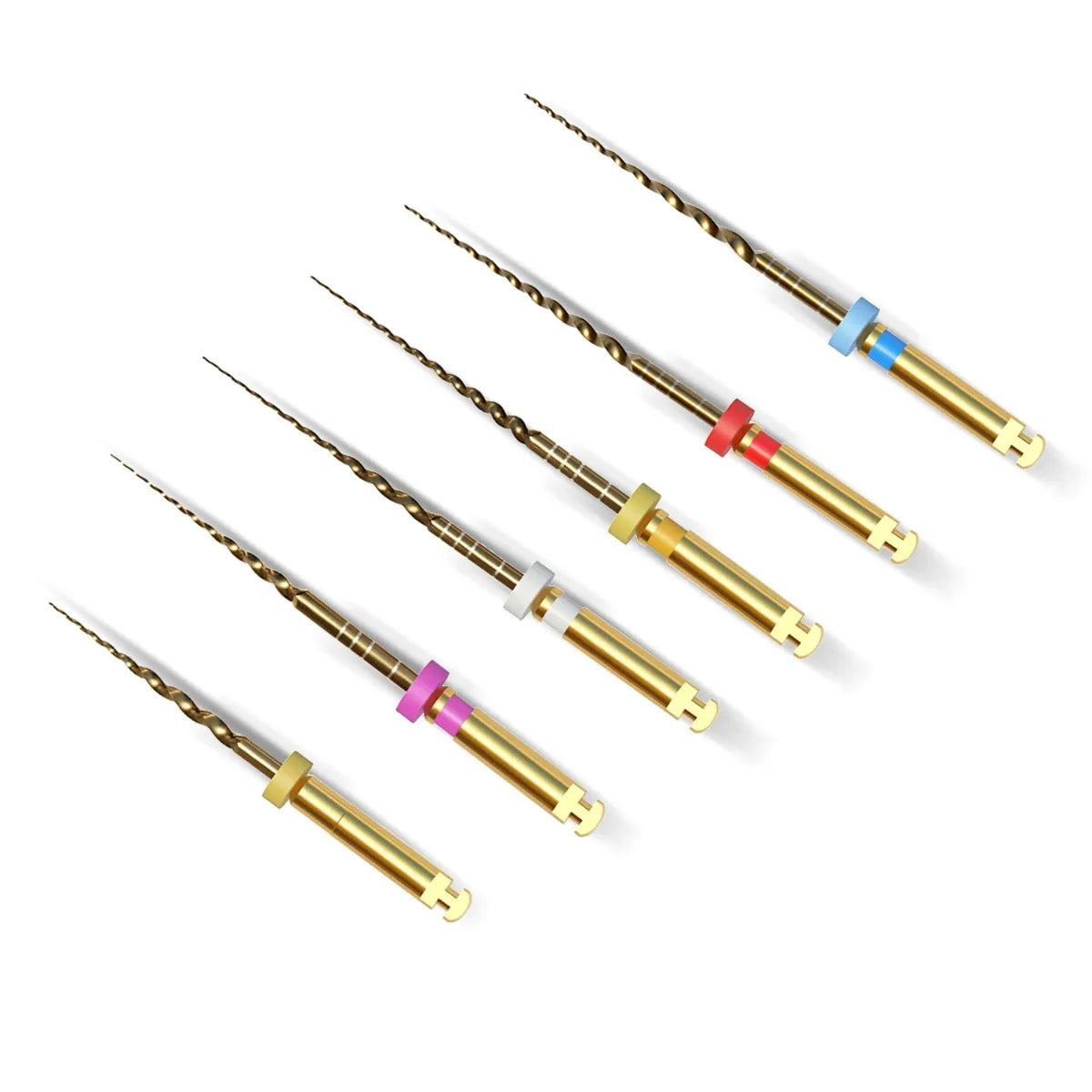 SuperEndo Gold-Flex Rotary Files (Pack of 6)