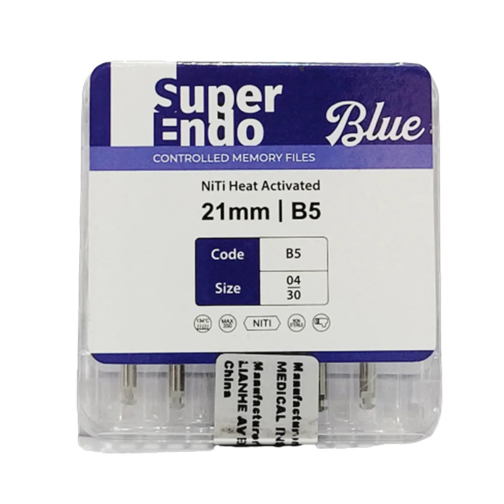 SuperEndo Blue Files 21mm (Pack of 6)